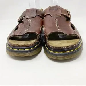 Dr.  Martens Air Wair Fisherman Sandals Brown 13 Dr. Martens Mens Air Wair Fisherman Brown Slide Sandal Shoe  main image 4